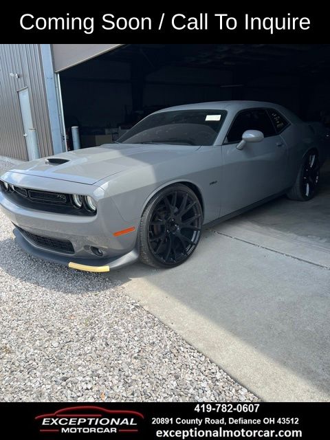 Destroyer Gray Clearcoat 2019 Dodge Challenger Coupe Rear-Wheel Drive 8-Speed Automatic
