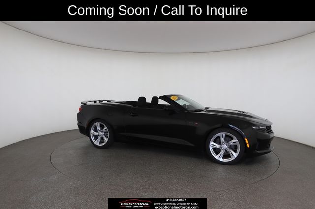 Black 2023 Chevrolet Camaro Convertible Rear-Wheel Drive Automatic