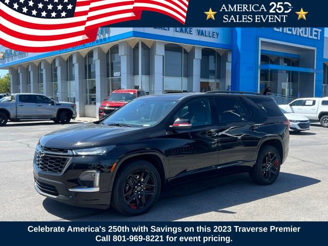 Mosaic Black Metallic 2023 Chevrolet Traverse SUV / Crossover Four-Wheel Drive 9-Speed Automatic