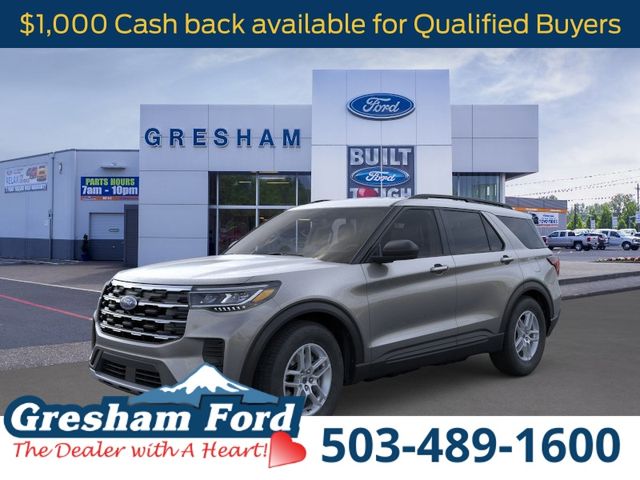Carbonized Gray Metallic 2026 Ford Explorer Active AWD SUV / Crossover All-Wheel Drive Automatic