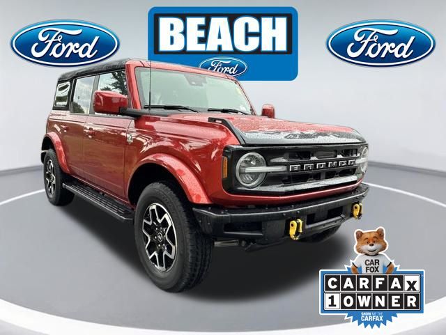 Chili Pepper Red 2024 Ford Bronco SUV / Crossover Four-Wheel Drive Automatic