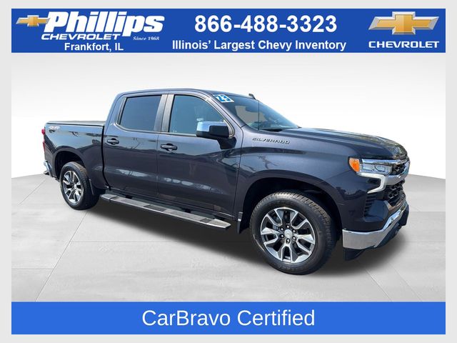 Dark Ash Metallic 2023 Chevrolet Silverado 1500 Pickup Truck Four-Wheel Drive 8-Speed Automatic