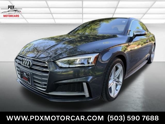 Gray 2018 Audi S5 Coupe All-Wheel Drive 8-Speed Automatic
