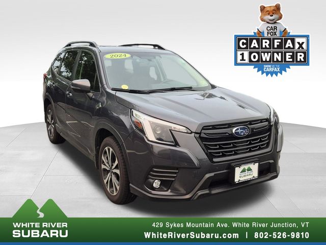 Gray Metallic 2024 Subaru Forester SUV / Crossover All-Wheel Drive Continuously Variable Transmission