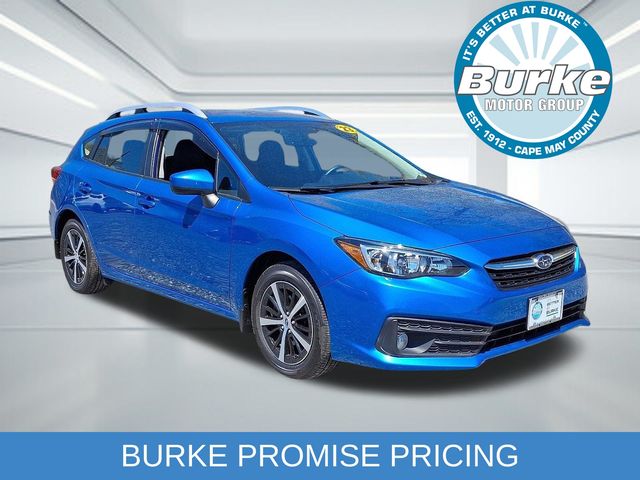 Ocean Blue Pearl 2023 Subaru Impreza Premium Wagon AWD Wagon All-Wheel Drive Continuously Variable Transmission