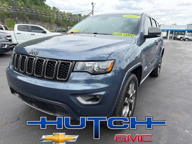 Pacific Blue Clearcoat 2021 Jeep Grand Cherokee SUV / Crossover Four-Wheel Drive 8-Speed Automatic