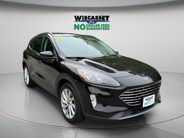 Black Metallic 2021 Ford Escape SUV / Crossover All-Wheel Drive 8-Speed Automatic