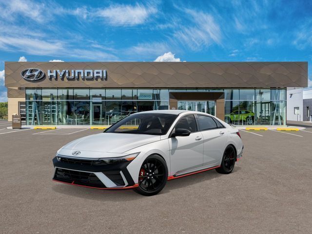 Atlas White 2026 Hyundai Elantra N FWD Sedan Front-Wheel Drive 6-Speed Manual