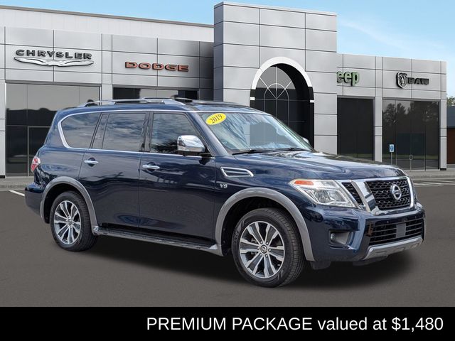 Hermosa Blue Pearl 2019 Nissan Armada SUV / Crossover 4X2 7-Speed Automatic