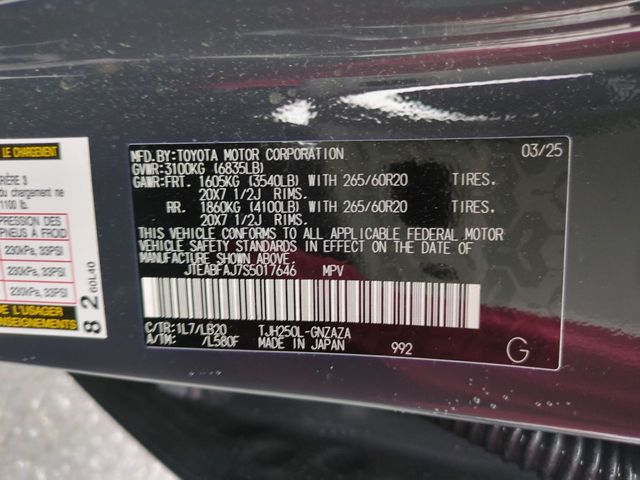 used 2025 Toyota Land Cruiser car, priced at $64,991