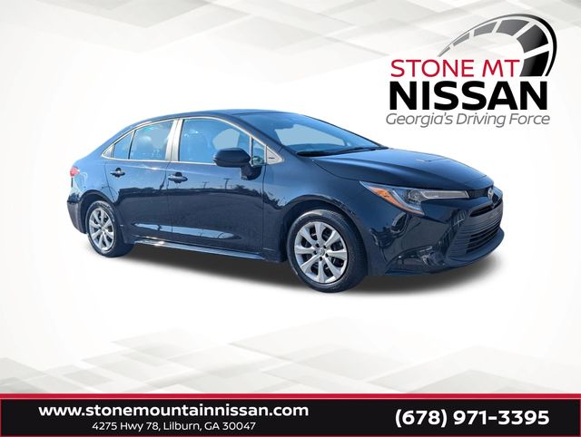 Midnight Black Metallic 2024 Toyota Corolla Sedan Front-Wheel Drive Continuously Variable Transmission
