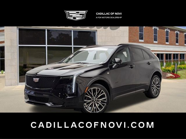 Stellar Black Metallic 2024 Cadillac XT4 Sport AWD SUV / Crossover Four-Wheel Drive 9-Speed Automatic