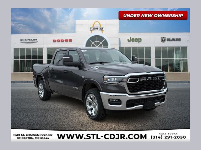 Gray (Granite Crystal Metallic Clearcoat) 2026 RAM 1500 Big Horn Crew Cab 4WD Pickup Truck Four-Wheel Drive 8-Speed Automatic