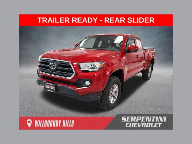 Barcelona Red Metallic 2018 Toyota Tacoma Pickup Truck Four-Wheel Drive 6-Speed Automatic