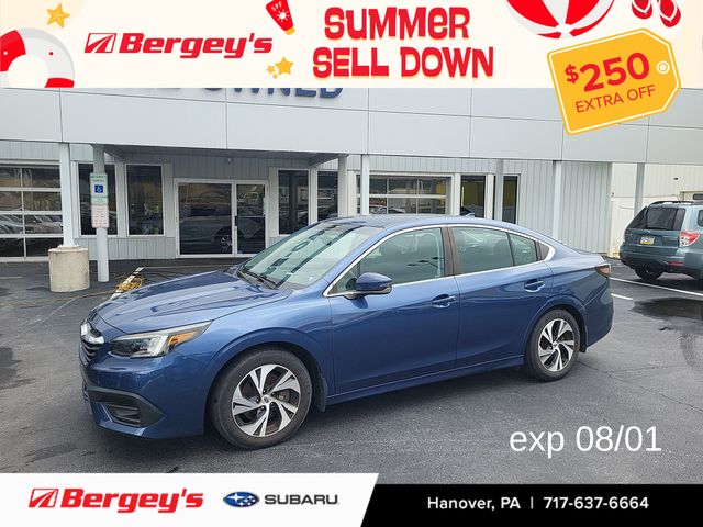 Abyss Blue Pearl 2020 Subaru Legacy Sedan All-Wheel Drive Continuously Variable Transmission