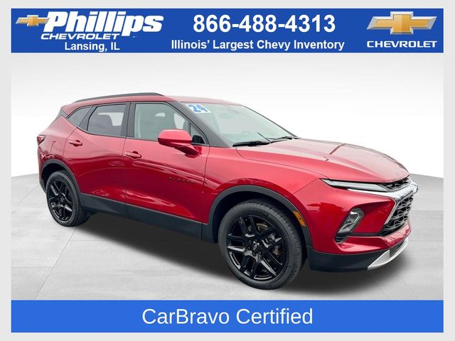 Radiant Red Tintcoat 2024 Chevrolet Blazer 2LT FWD SUV / Crossover Front-Wheel Drive 9-Speed Automatic Overdrive