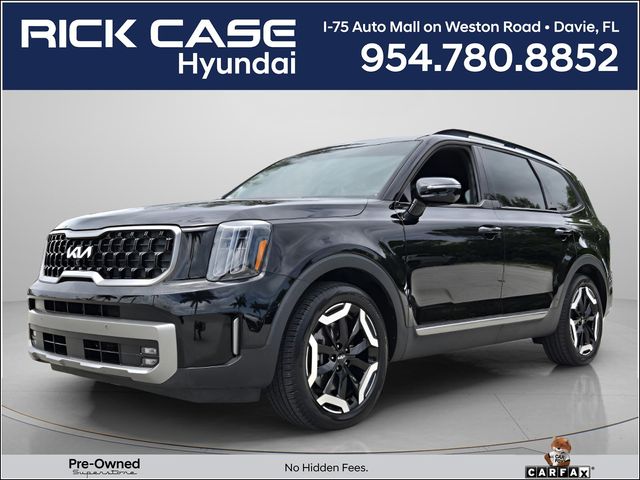 Ebony Black 2023 Kia Telluride SX X-Line AWD SUV / Crossover All-Wheel Drive 8-Speed Automatic
