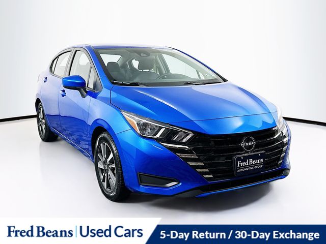 Electric Blue Metallic 2024 Nissan Versa Sedan Front-Wheel Drive Continuously Variable Transmission