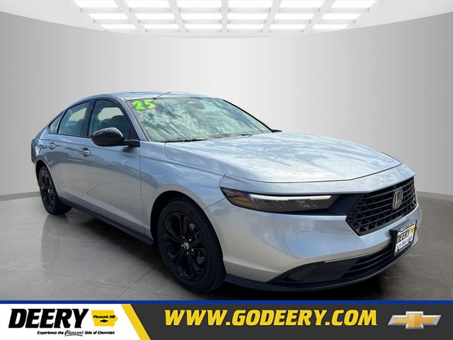 Silver 2025 Honda Accord Sedan Front-Wheel Drive Continuously Variable Transmission