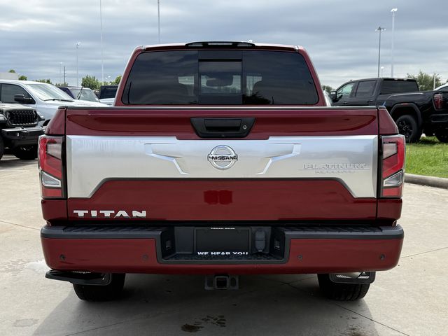 2021 Nissan Titan Platinum Reserve Red at Cook Ford