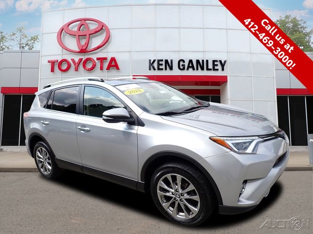 Silver Sky Metallic 2018 Toyota RAV4 SUV / Crossover All-Wheel Drive 6-Speed Automatic
