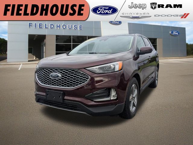 Red (Burgundy Velvet Metallic) 2024 Ford Edge SUV / Crossover All-Wheel Drive 8-Speed Automatic