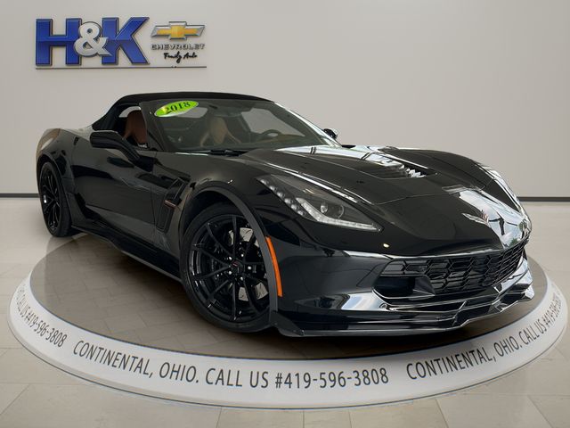 Black 2018 Chevrolet Corvette Convertible Rear-Wheel Drive 8-Speed Automatic