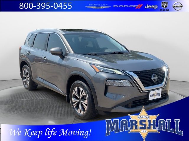 Gray (Gun Metallic) 2023 Nissan Rogue SUV / Crossover Front-Wheel Drive Continuously Variable Transmission