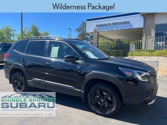 Crystal Black Silica 2023 Subaru Forester SUV / Crossover All-Wheel Drive Continuously Variable Transmission