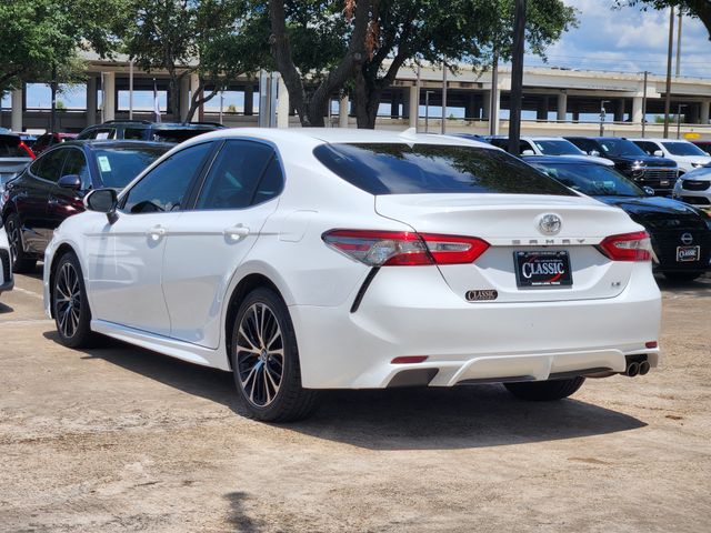 2019 Toyota Camry SE White at Cook Ford