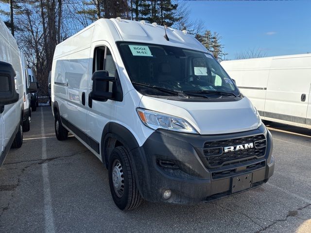 Bright White Clearcoat 2025 RAM ProMaster 2500 Tradesman 159 High Roof Cargo Van FWD Van Front-Wheel Drive 9-Speed Automatic