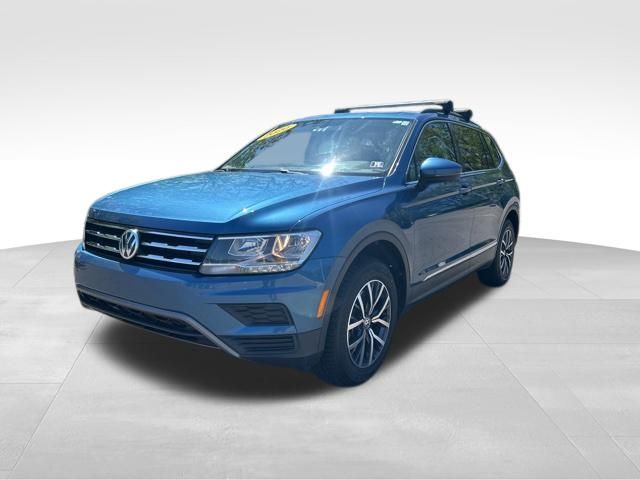 Blue Metallic 2020 Volkswagen Tiguan SUV / Crossover Front-Wheel Drive 8-Speed Automatic