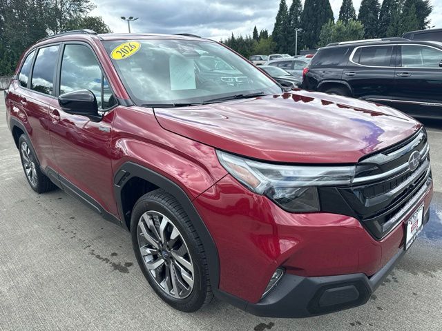 Crimson Red Pearl 2026 Subaru Forester Hybrid Touring AWD SUV / Crossover All-Wheel Drive Continuously Variable Transmission