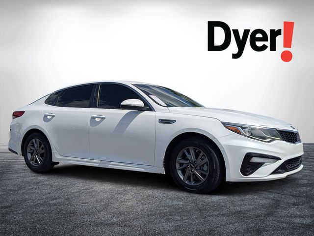Snow White Pearl 2019 Kia Optima LX FWD Sedan Front-Wheel Drive 6-Speed Automatic