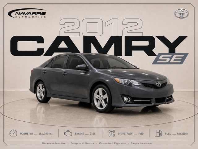 Cosmic Gray Mica 2012 Toyota Camry Sedan Front-Wheel Drive 6-Speed Automatic
