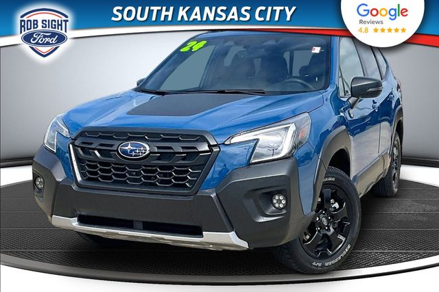 Geyser Blue 2024 Subaru Forester SUV / Crossover All-Wheel Drive Continuously Variable Transmission