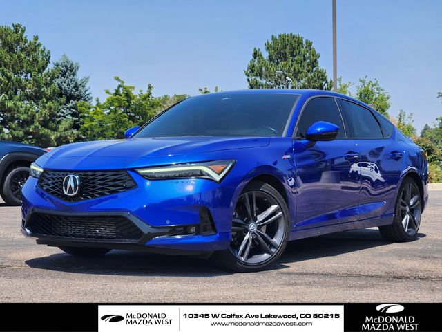 Apex Blue Pearl 2023 Acura Integra Sedan Front-Wheel Drive 6-Speed Manual