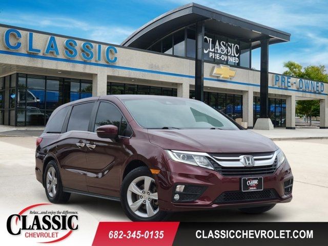 Red (Deep Scarlet Pearl) 2018 Honda Odyssey EX-L FWD Minivan Front-Wheel Drive 9-Speed Automatic