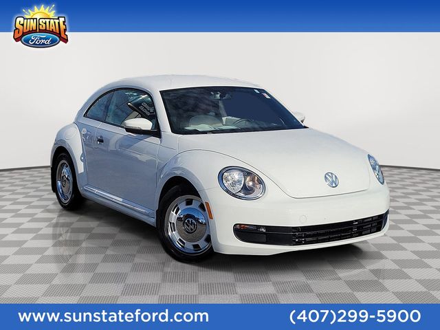 Pure White 2016 Volkswagen Beetle Classic Hatchback Front-Wheel Drive 6-Speed Automatic