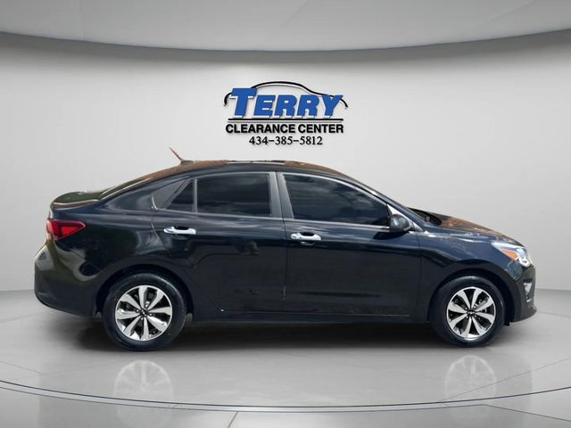 Aurora Black 2023 Kia Rio S FWD Sedan Front-Wheel Drive Continuously Variable Transmission