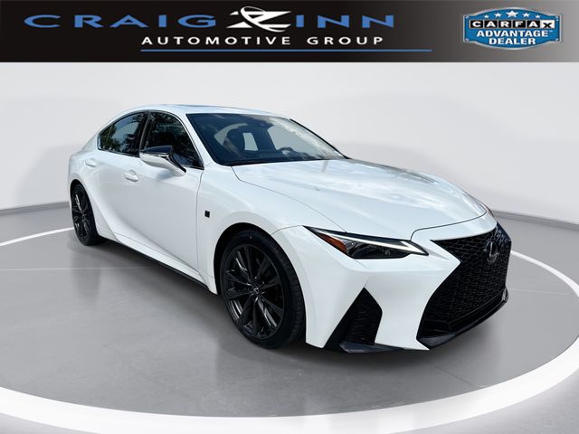 Ultra White 2024 Lexus IS 300 F Sport Design RWD Sedan Rear-Wheel Drive 8-Speed Automatic