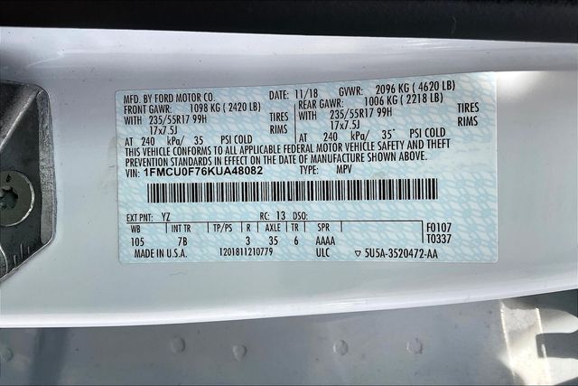 Used 2019 Ford Escape For Sale in OLIVE BRANCH, MS