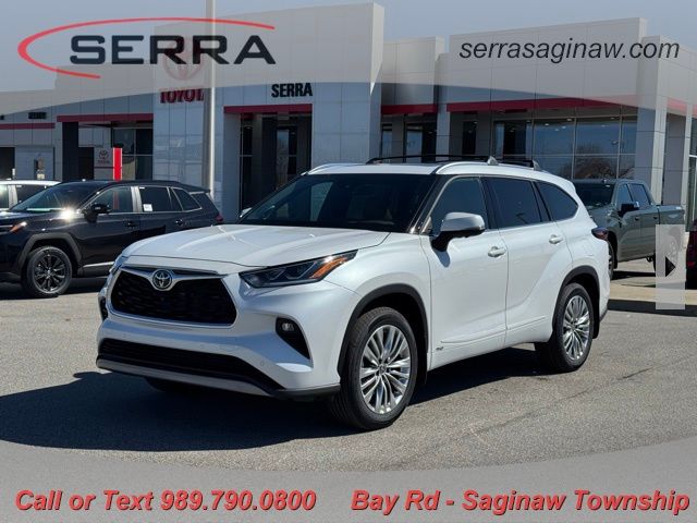 Pearl 2026 Toyota Highlander Hybrid Platinum AWD SUV / Crossover All-Wheel Drive Continuously Variable Transmission