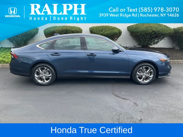 Canyon River Blue Metallic 2023 Honda Accord Sedan Front-Wheel Drive Continuously Variable Transmission