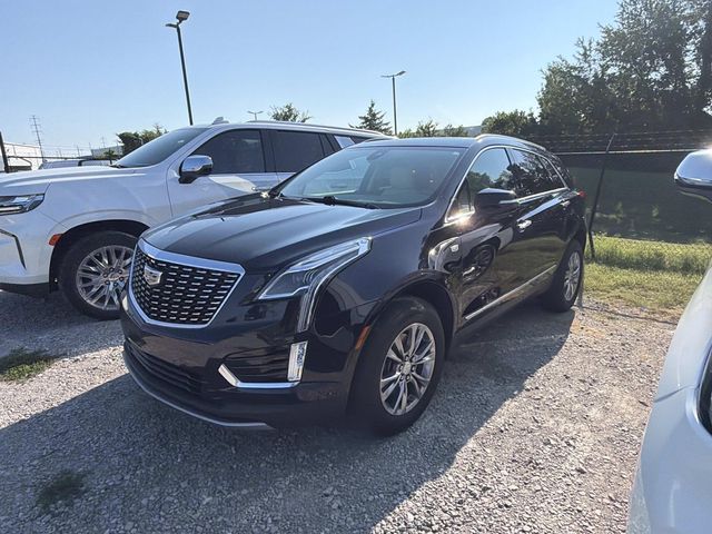 Dark Moon Blue Metallic 2021 Cadillac XT5 SUV / Crossover Front-Wheel Drive 9-Speed Automatic