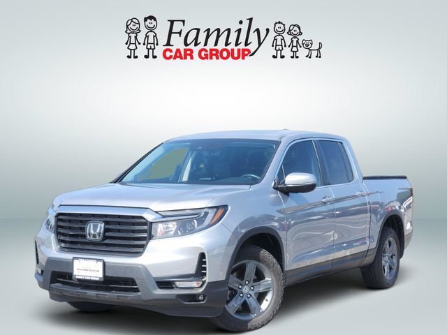 Lunar Silver Metallic 2023 Honda Ridgeline Pickup Truck All-Wheel Drive 9-Speed Automatic