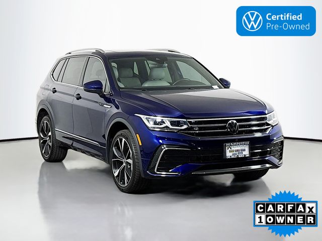 Atlantic Blue Metallic 2024 Volkswagen Tiguan SEL R-Line 4Motion SUV / Crossover All-Wheel Drive 8-Speed Automatic