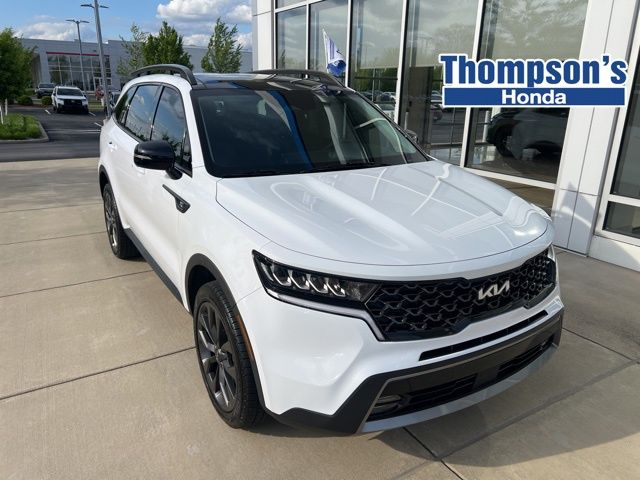 Glacial White Pearl 2022 Kia Sorento X-Line EX AWD SUV / Crossover All-Wheel Drive 8-Speed Dual Clutch