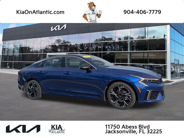 Blue 2026 Kia K5 Sedan Front-Wheel Drive 8-Speed Automatic