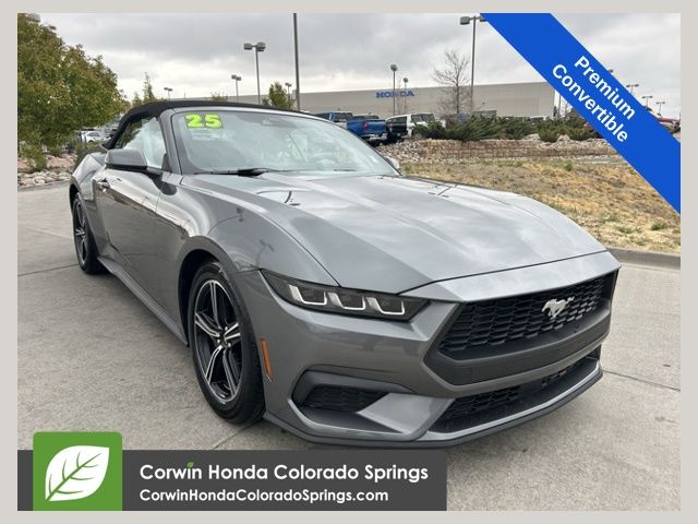 Gray Metallic 2025 Ford Mustang Convertible Rear-Wheel Drive Automatic